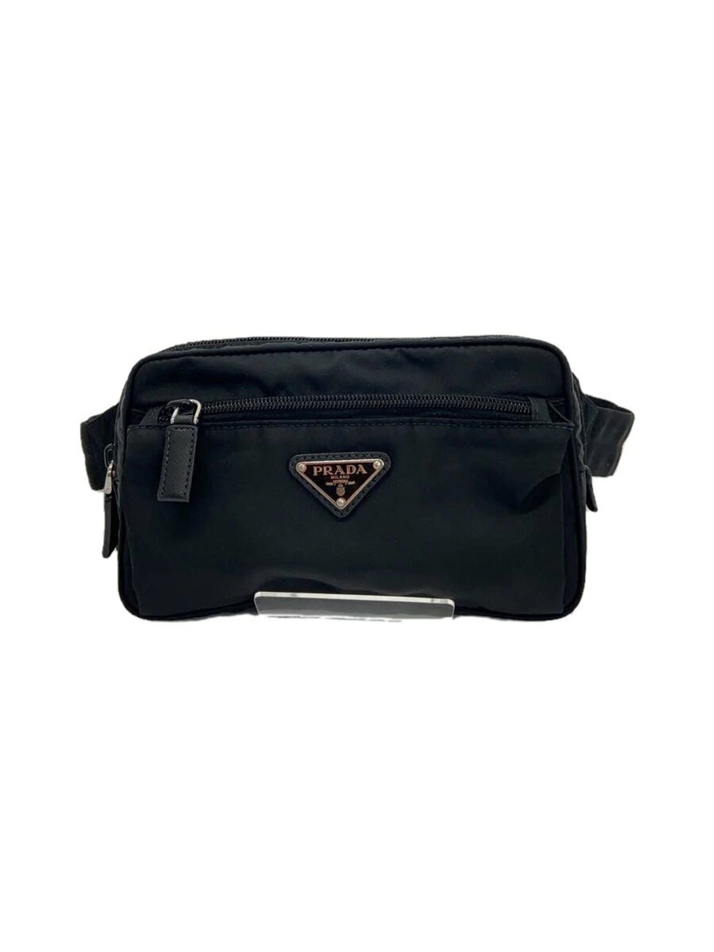 Prada Belt Body Crossbody Bag Black